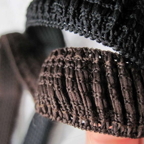 2 Goody Black Brown Brunette Stay Put Slide Proof Secure Fit Hold Head Bands - Picture 5 of 7